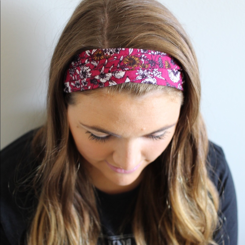 🆕 4 Pack floral pattern yoga headbands - Picture 6 of 6